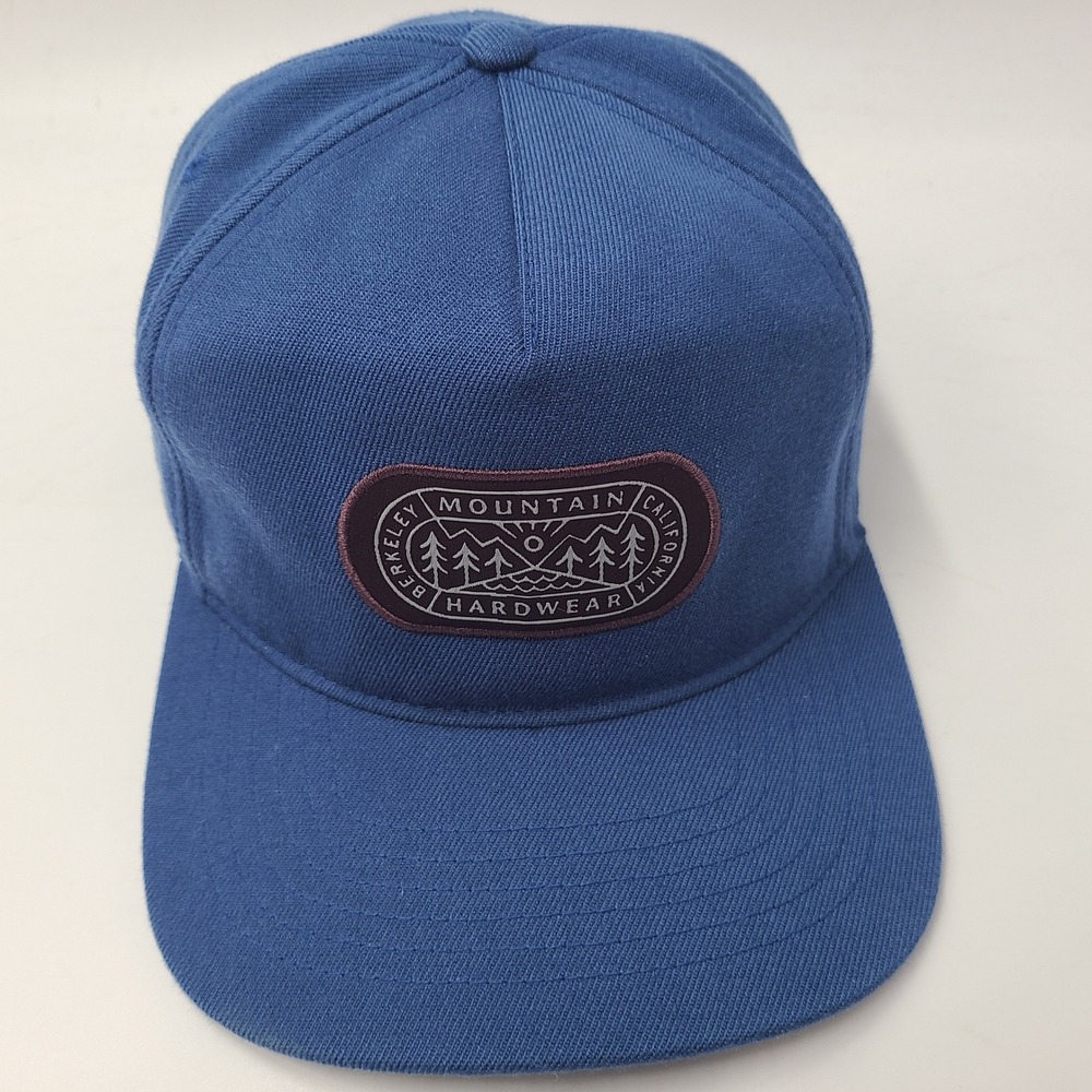 Mountain Hardwear Hat Snapback Blue Berkeley California Outdoors Hike Camp Men